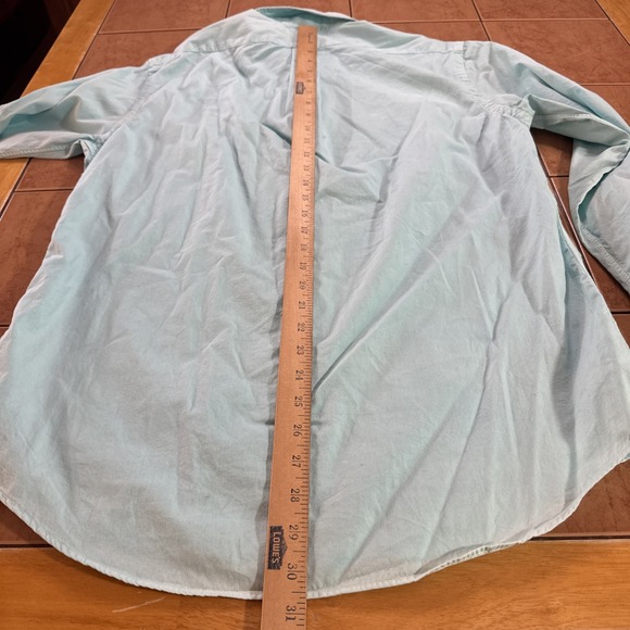 Ralph Lauren Shirt Men Sz Medium Blue Long Sleeve Pink Pony Feather Weight Twill - Picture 7 of 7